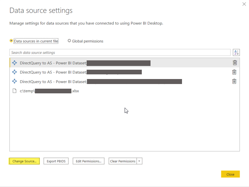 Edit data source in Composite Model - Microsoft Fabric Community