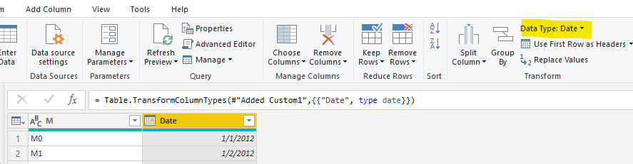 Solved: Power Query Formula to give dates based on another ...