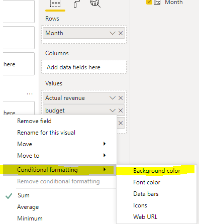 Conditional formatting not working in matrix - Microsoft Fabric Community