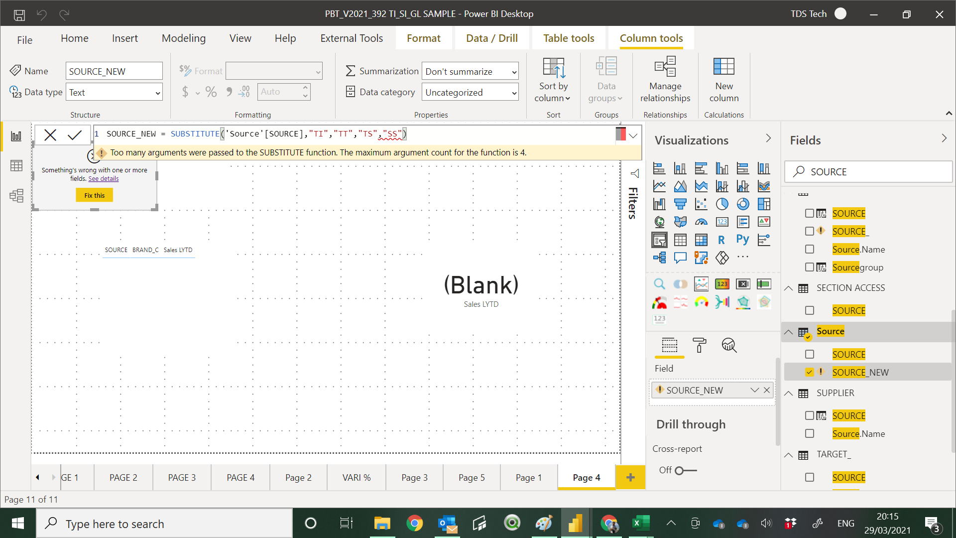 Solved: How to replace value label TI with TT for SOURCE f ...