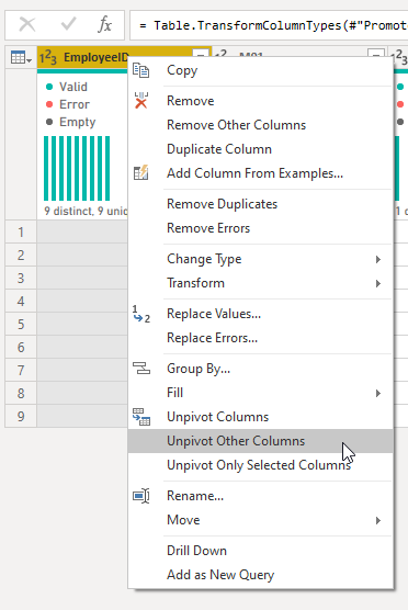 Solved: Transform data - Microsoft Fabric Community