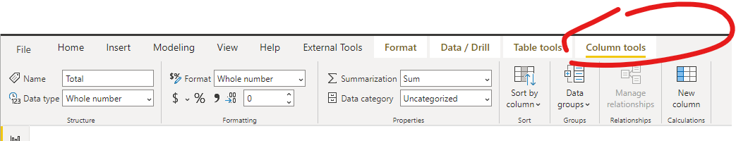 Visuals drop-down - missing items - Microsoft Fabric Community
