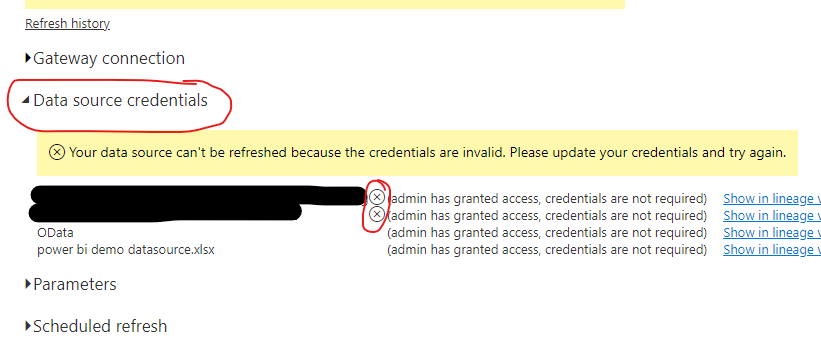 Solved: Error updating dataset - Microsoft Fabric Community