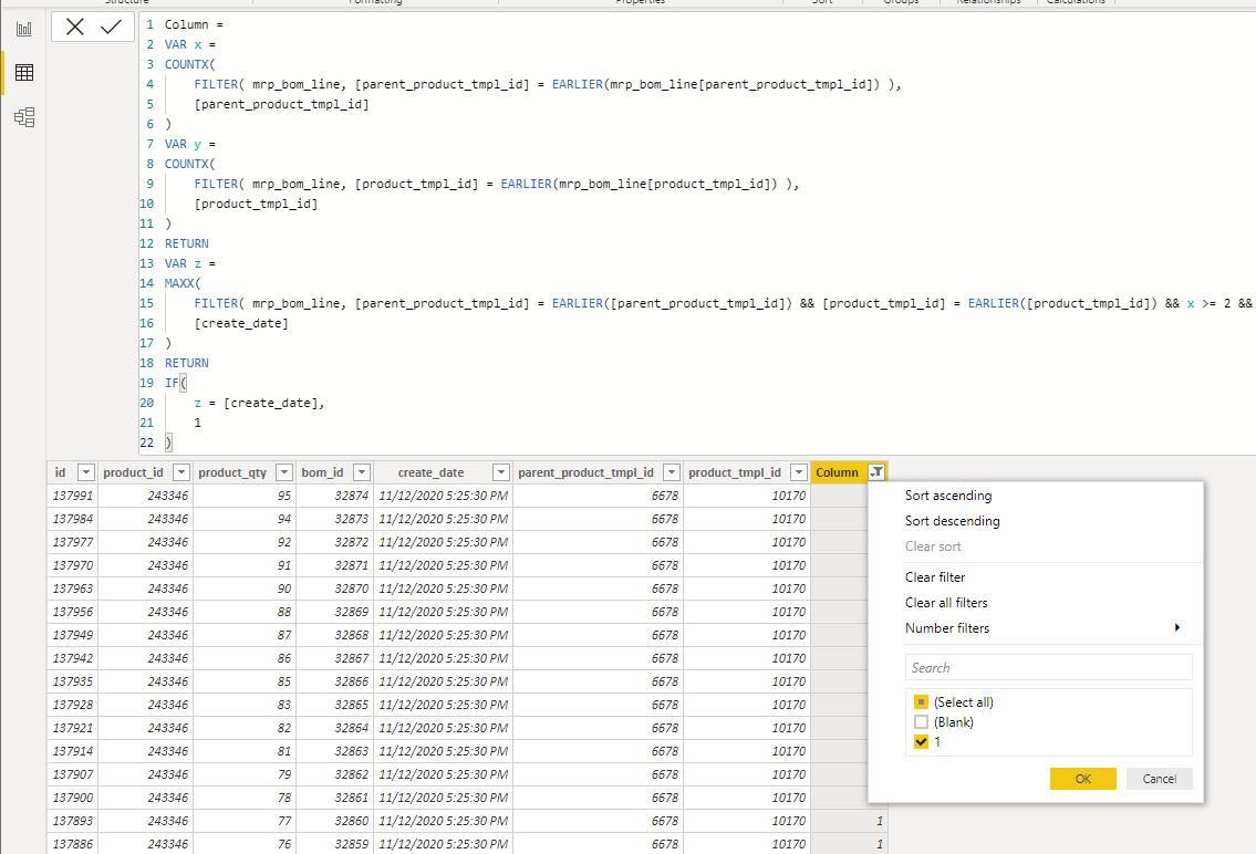 Solved: Mark rows with the latest value - Microsoft Fabric Community