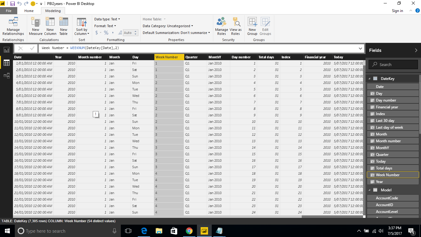 How do i create a date table ? - Microsoft Fabric Community