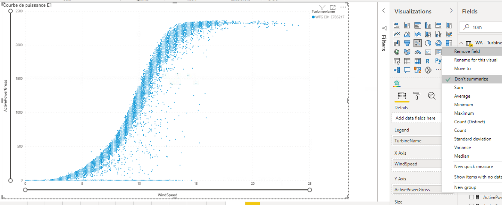 Solved: Scatter plot with 2 measures in Y Axis ( problem ) - Microsoft ...