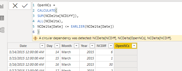 Solved: Running total of calculated column - Microsoft Fabric Community