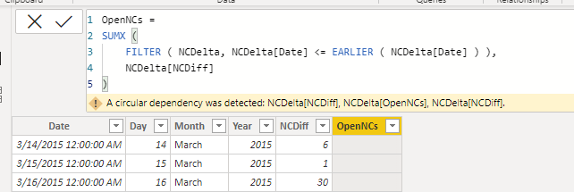 Solved: Running total of calculated column - Microsoft Fabric Community