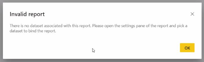 Invalid report - Microsoft Fabric Community