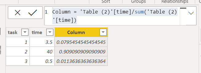 Solved: How to create column %of Total - Microsoft Fabric Community