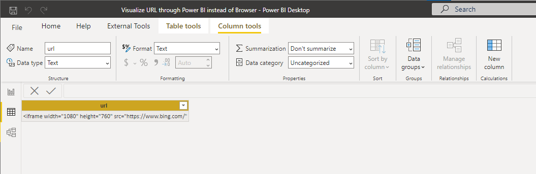 Solved: Visualize URL through Power BI instead of Browser - Microsoft ...