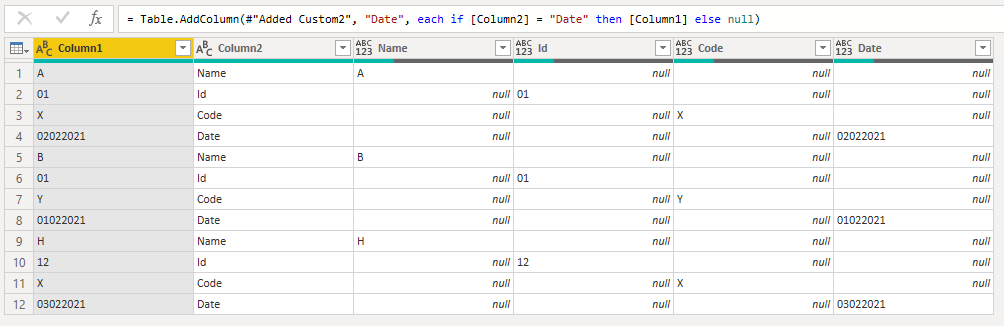 Solved: Convert every 6 rows into columns - Microsoft Fabric Community
