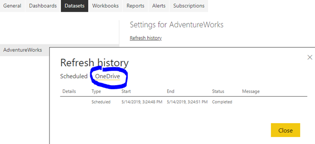 Solved: Scheduled refresh issue with cloud data source - Microsoft ...
