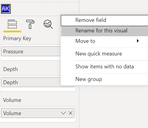 Solved: Changing single column names in a visual - Microsoft Fabric ...