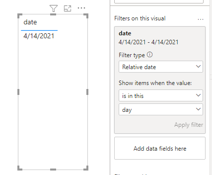 Solved: default a date in a filter dropdown - Microsoft Fabric Community