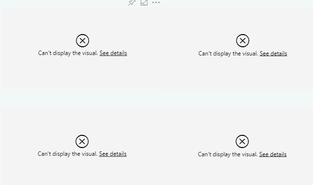 Can't visualize content on POWER BI Dashboard - Microsoft Fabric Community