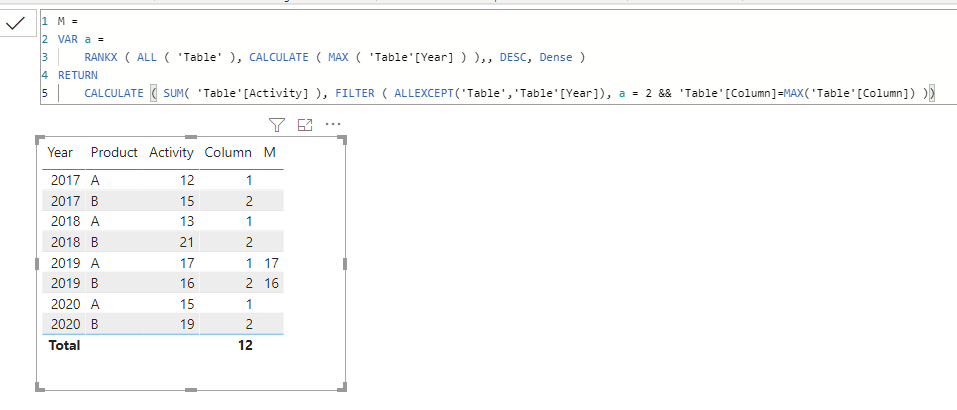 Dax Calculation - Microsoft Fabric Community