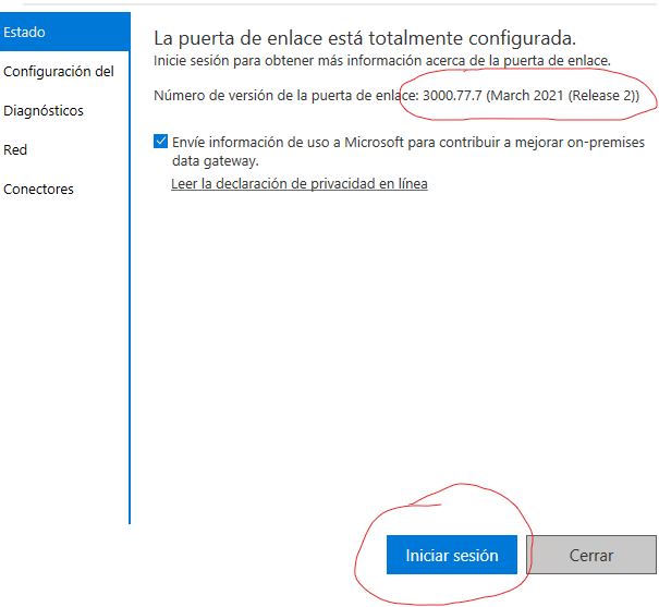 Error On-Premise data gateway conectividad de la r... - Microsoft ...