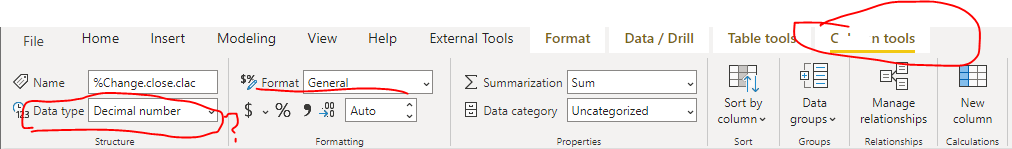 Solved: Calculated Table (No total in columns) - Microsoft Fabric Community