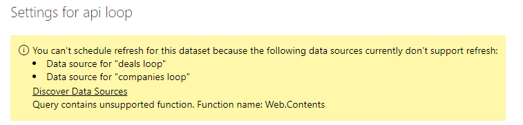 Dynamic Web.Contents Power BI Refresh Error - Microsoft Fabric Community