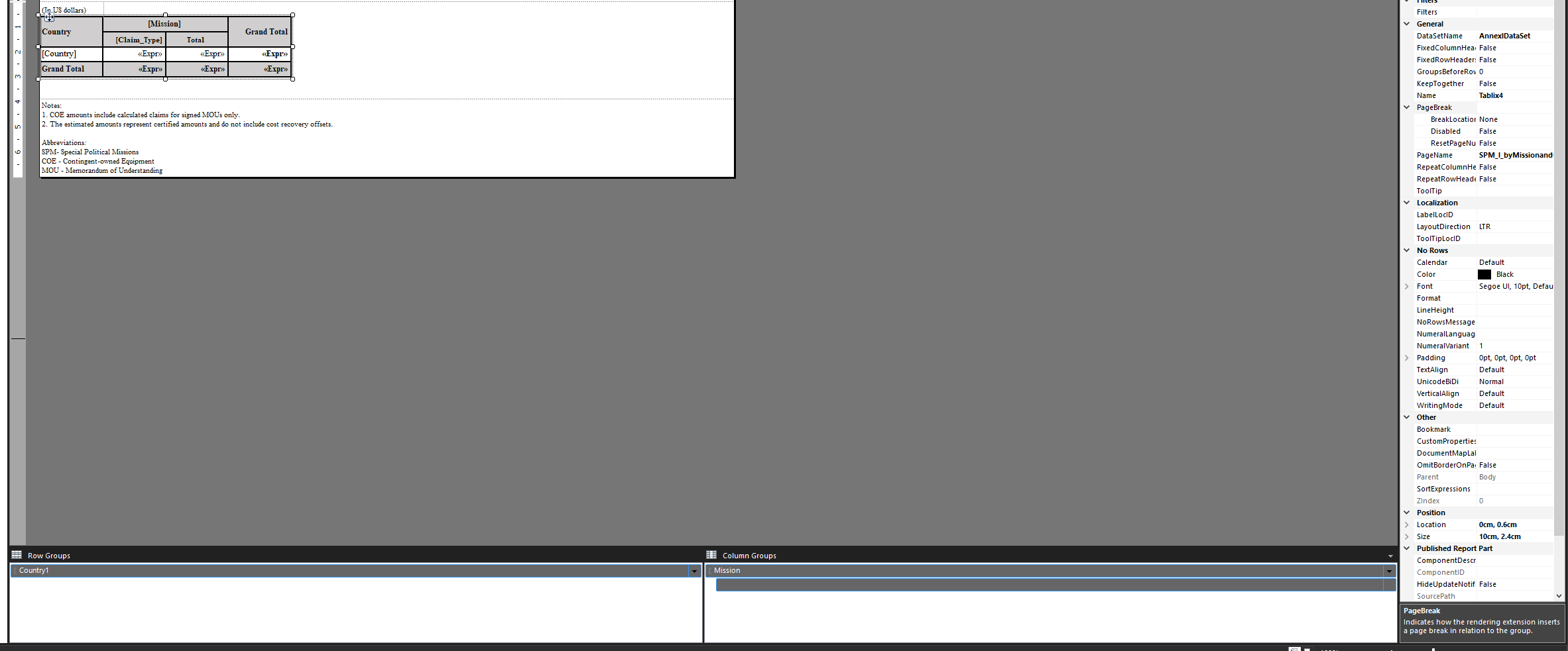 Excel Subreports in Power BI Paginated Reports - Microsoft Fabric Community