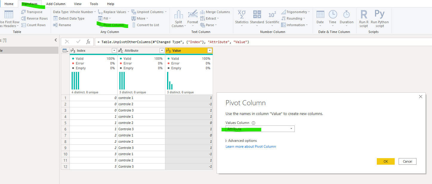 Solved: Counting number of 1, 0 & -1 in rows (Power Query) - Microsoft ...