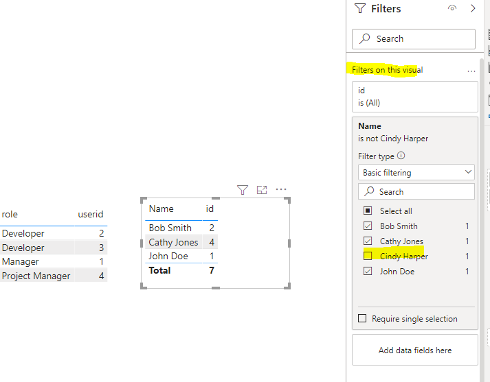 Using filter to exclude multiple matching rows - Microsoft Fabric Community