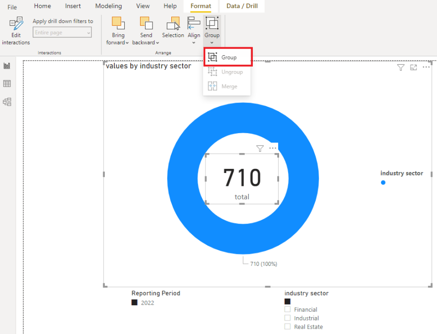 Solved: Cannot achieve Donut Chart with fixed Card inside ...