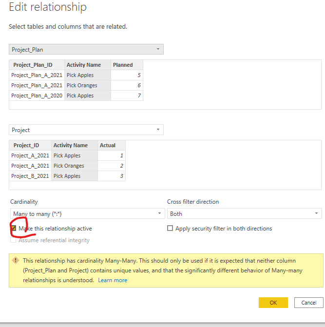 Solved: How to get values for relationship between 3 table ...