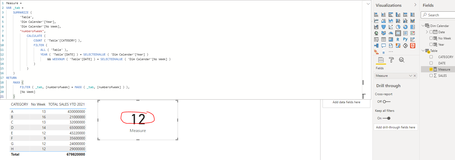 Solved: Max common week - Microsoft Fabric Community