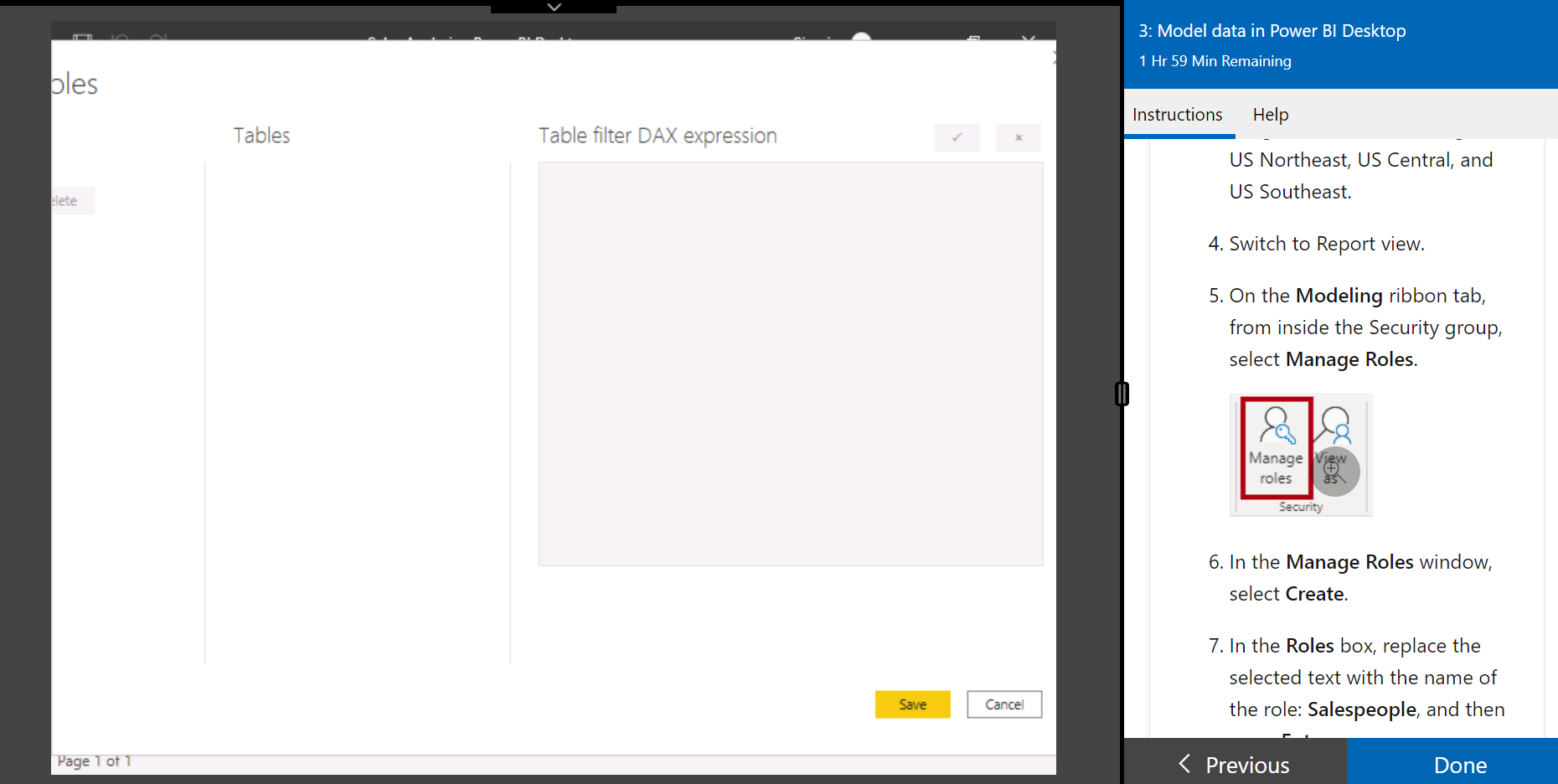 Can't create roles in manage roles window - Microsoft Fabric Community