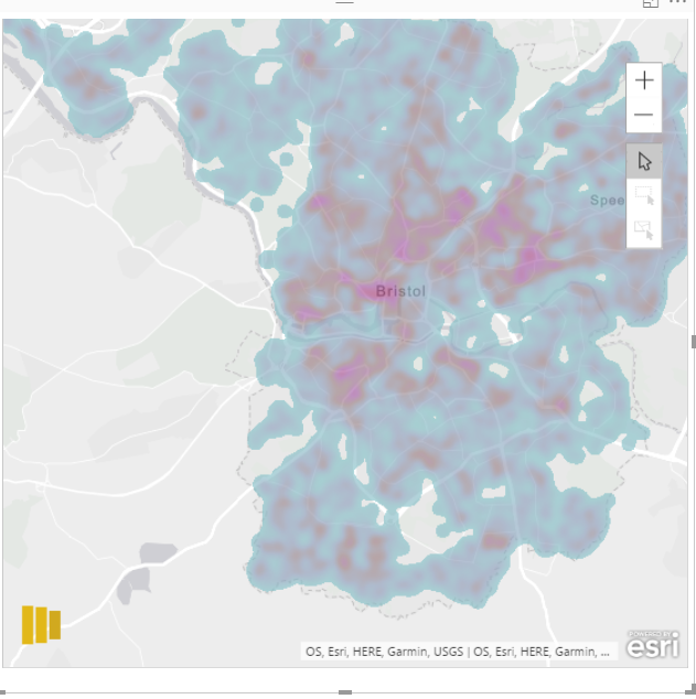 ArcGIS heat map loses detail on zoom - Microsoft Fabric Community