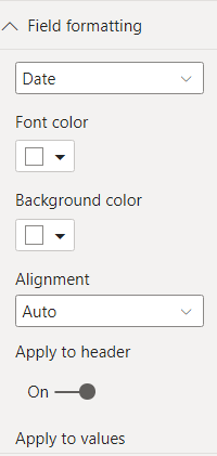 Solved: How to color a specify column in matrix/table - Microsoft ...
