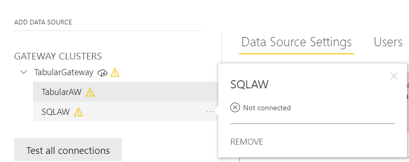 Solved: How to delete the data sources under Manage Gatewa ...
