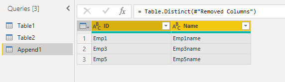 Solved: Create unique table from two tables - Microsoft Fabric Community