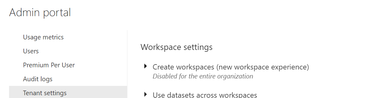 cannot create a workspace - Microsoft Fabric Community