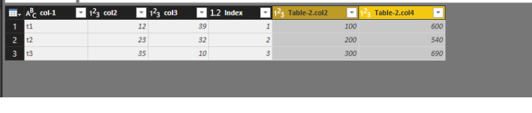 Solved: create new table with with additional columns from ...