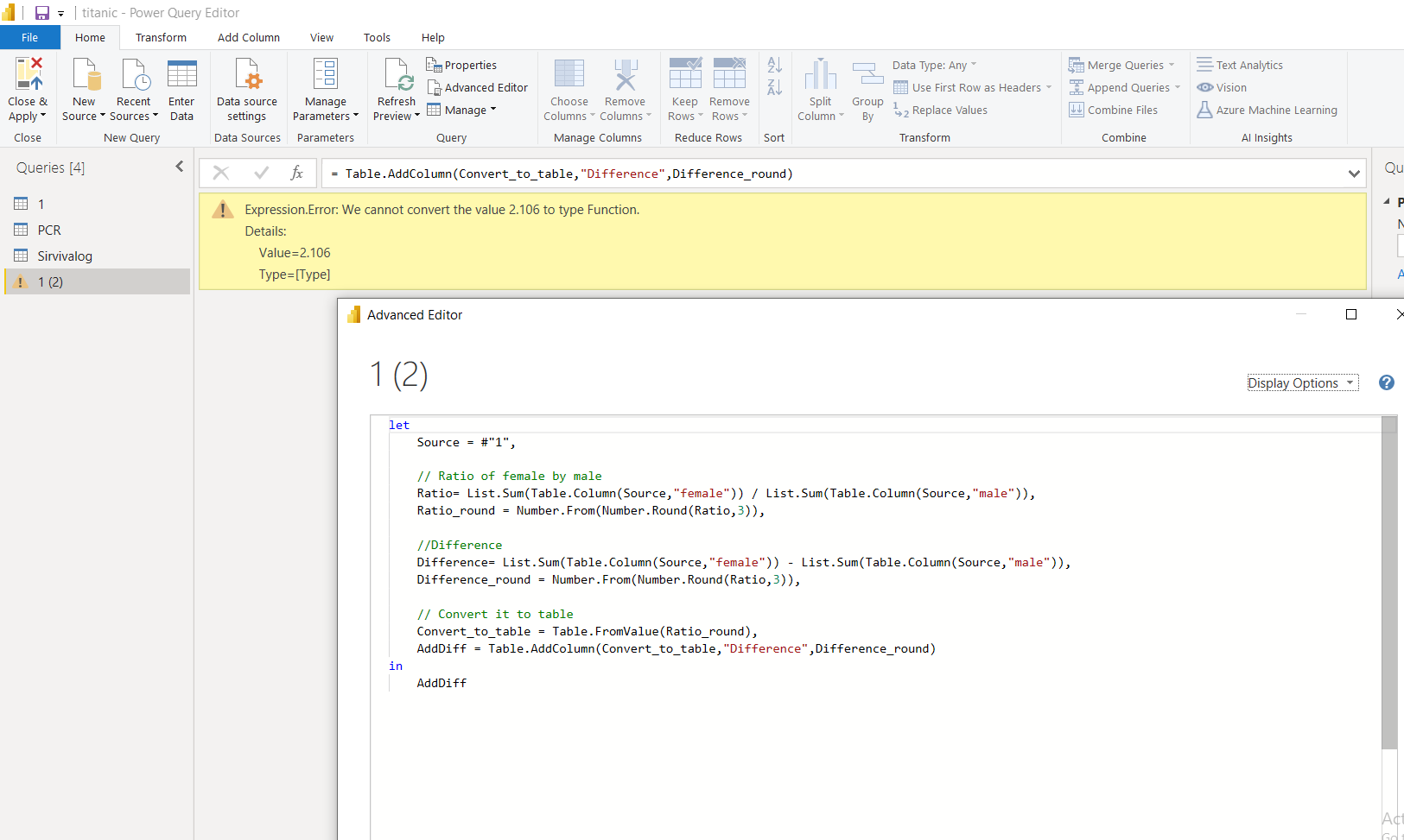 Solved: Expression Error - Microsoft Fabric Community