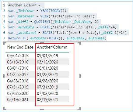 Solved: Adding dates for auto renewals in future - Microsoft Fabric ...