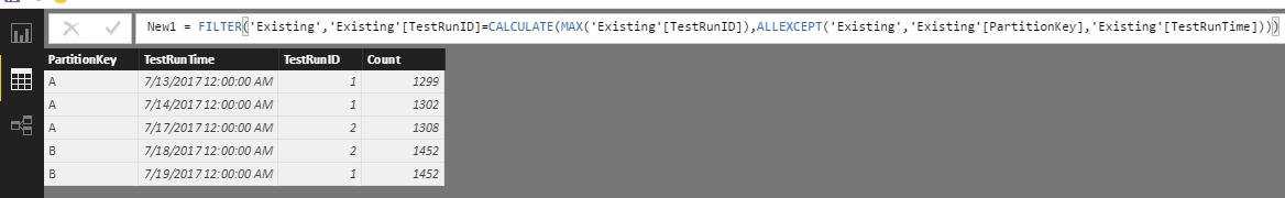 Solved: Need help to filter data from table based on lates ...