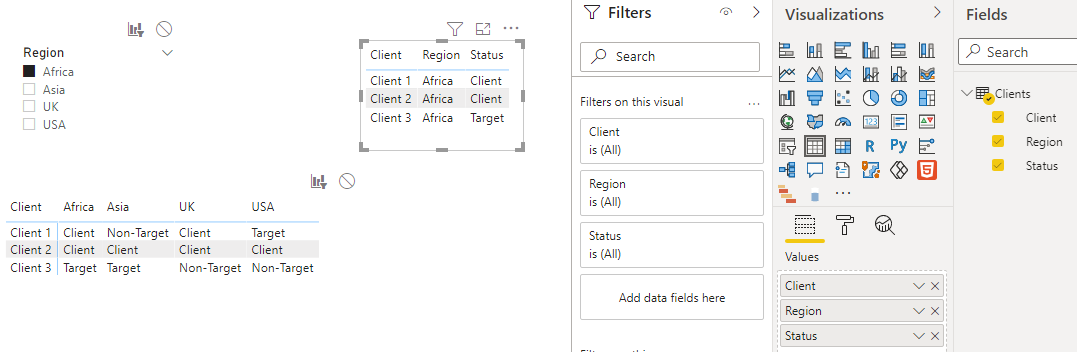 Solved: Filtering across column headers? - Microsoft Fabric Community