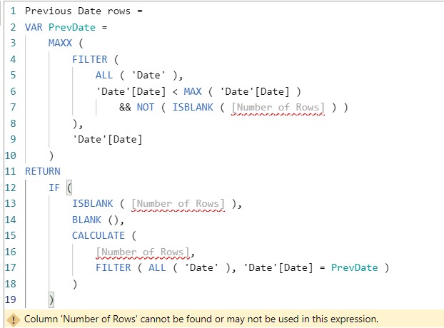 Solved: FILTER by previous available date - Microsoft Fabric Community