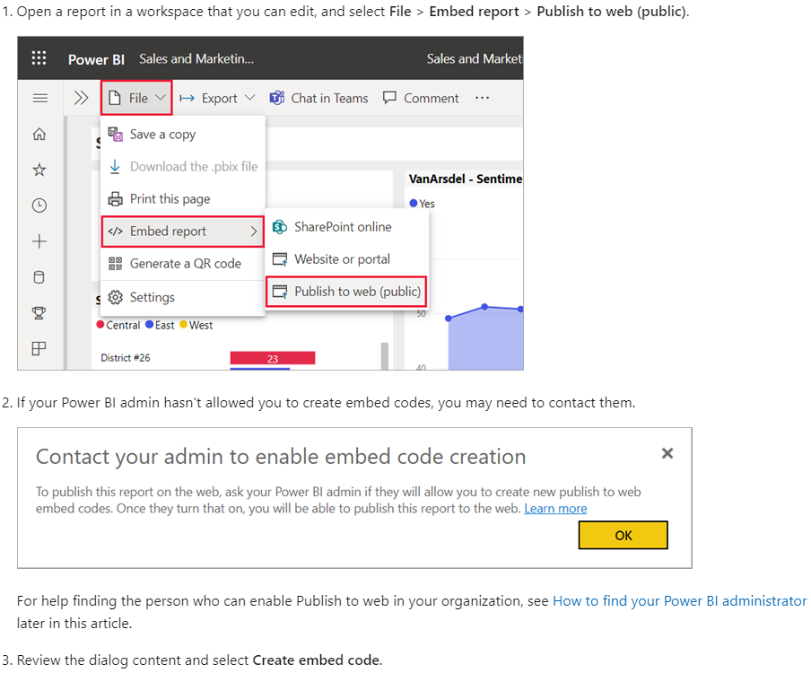Solved: How to web publishing of Power BI report - Microsoft Fabric ...