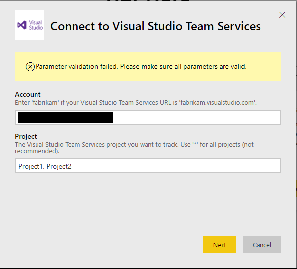 Unable to connect multiple projects