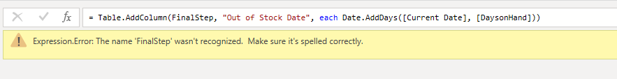 Solved: Expression.Error - Microsoft Fabric Community
