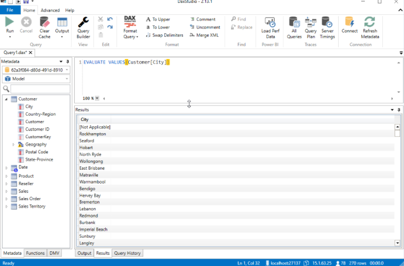 Solved: DAXStudio - cannot read properly my command - Microsoft Fabric ...