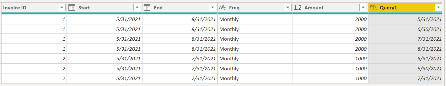 Solved: List month end dates, between start and end date - Microsoft ...