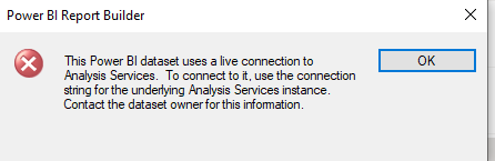 Solved: How to connect live to pbi dataset or ssas from re ...