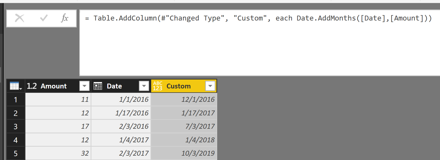 Date Add functionality with different dates - Microsoft Fabric Community