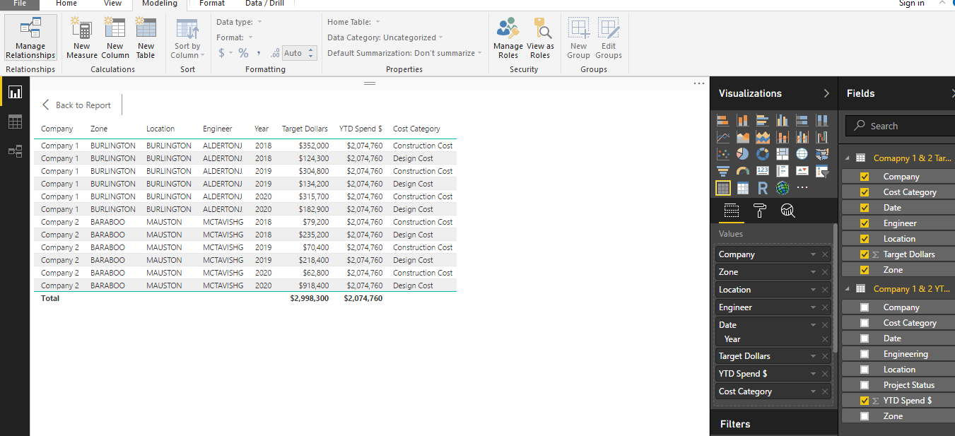 Solved: How to create a measure between two related tables ...